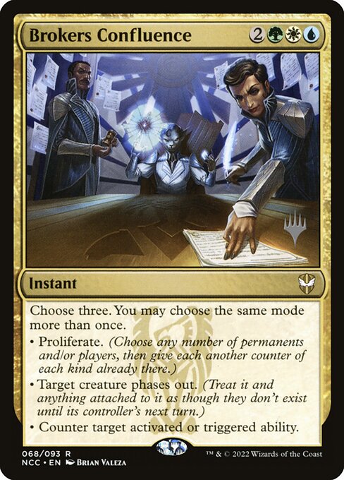 Brokers Confluence (New Capenna Commander Promos #68p)