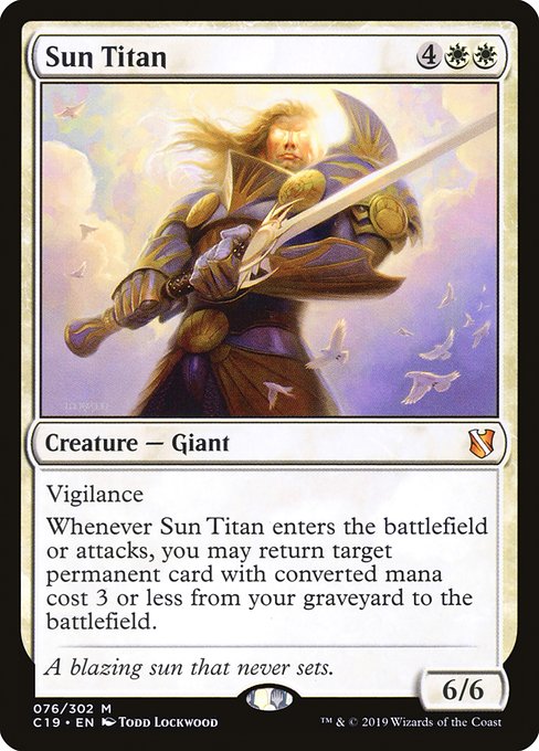 Sun Titan (Commander 2019 #76)