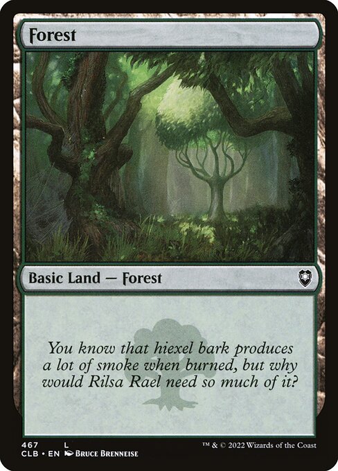 Forest (Commander Legends: Battle for Baldur's Gate #467)