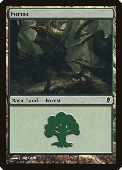 Forest (Zendikar #247a)