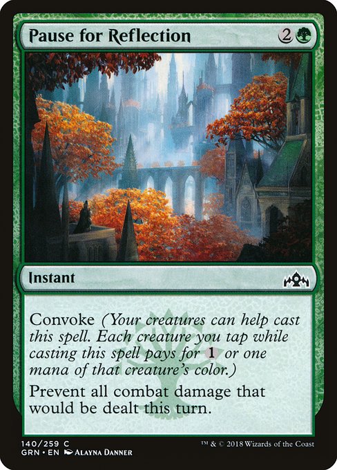 Pause for Reflection (grn) 140