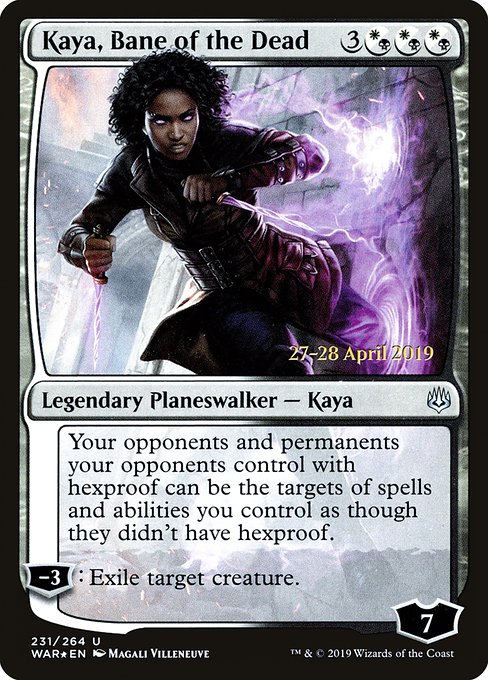 Kaya, Bane of the Dead (War of the Spark Promos #231s)