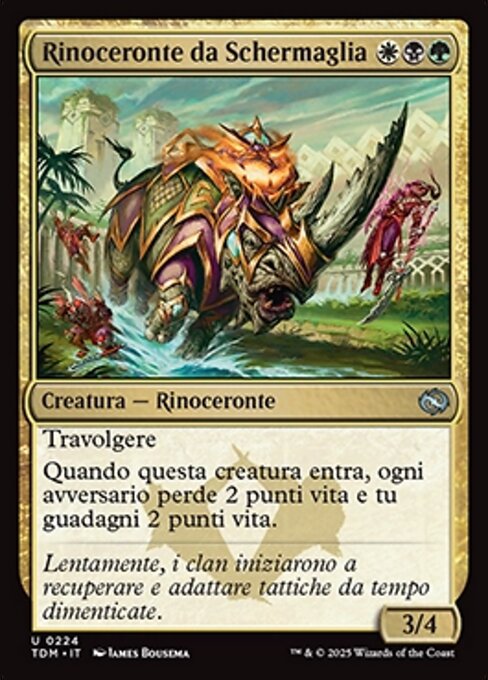 Rinoceronte da Schermaglia