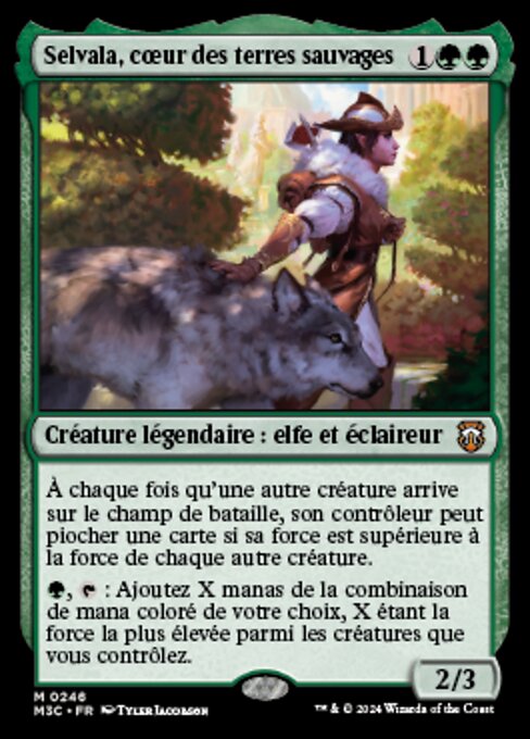 Selvala, Heart of the Wilds (Modern Horizons 3 Commander #246)