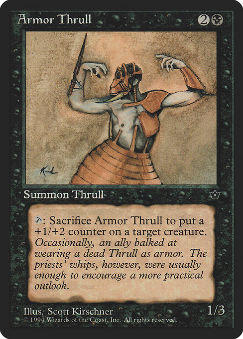 Armor Thrull (Fallen Empires #33d)
