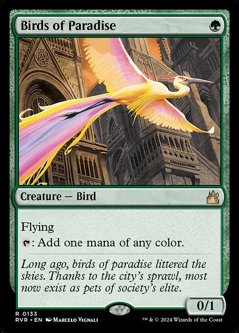 Birds of Paradise (Ravnica Remastered #133)