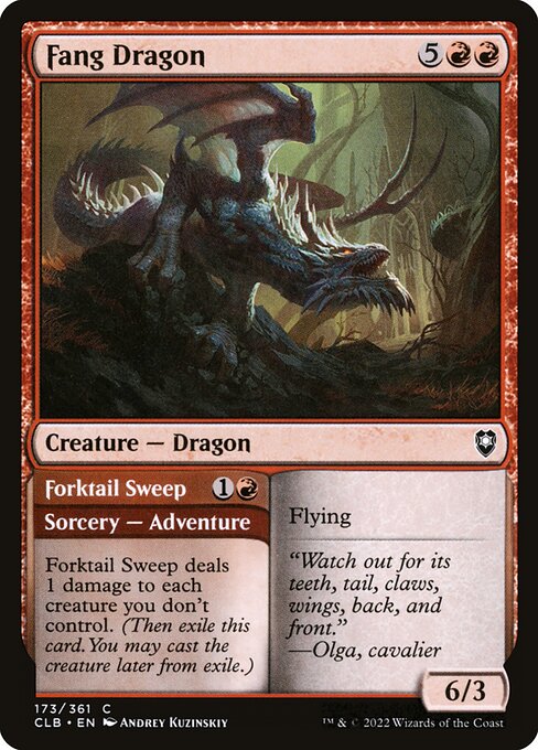 Fang Dragon // Forktail Sweep card image