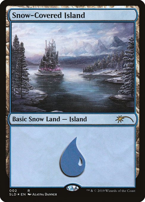 Île enneigée|Snow-Covered Island