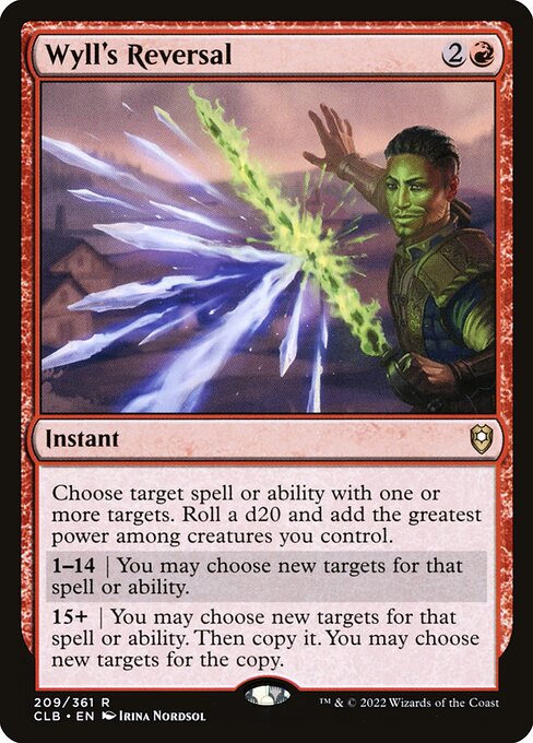 Wyll's Reversal (clb) 209 Wyll's Reversal (clb) 209