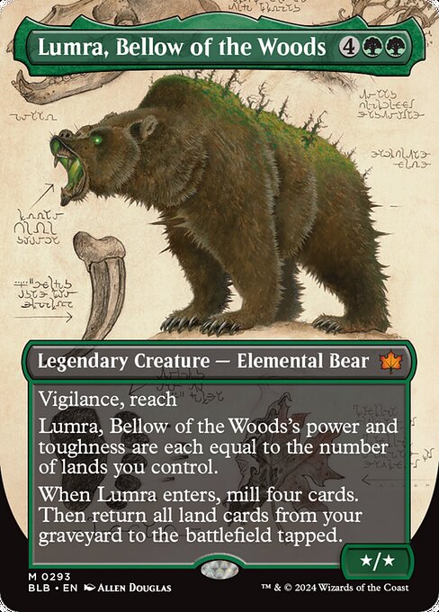 Lumra, Bellow of the Woods (Bloomburrow #293)