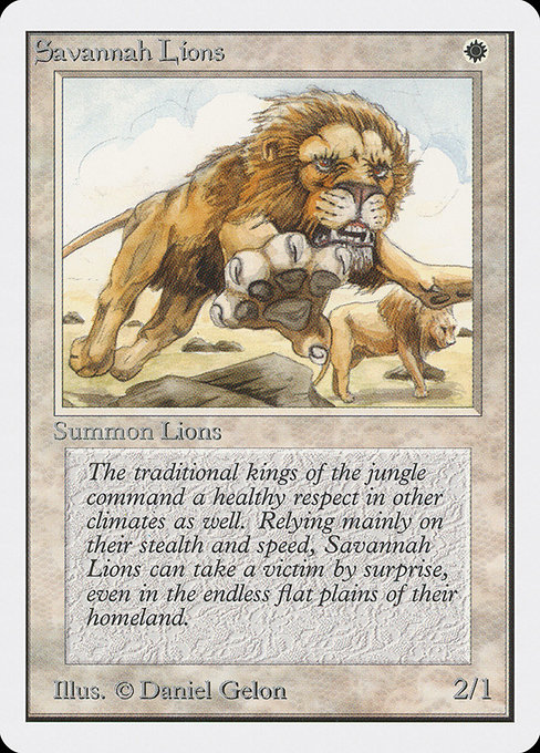 Savannah Lions (Unlimited Edition #39)