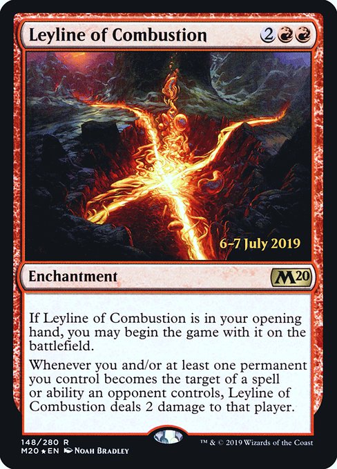 Leyline of Combustion (Core Set 2020 Promos #148s)