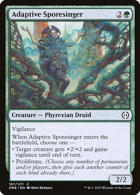 Adaptive Sporesinger (Phyrexia: All Will Be One #157)