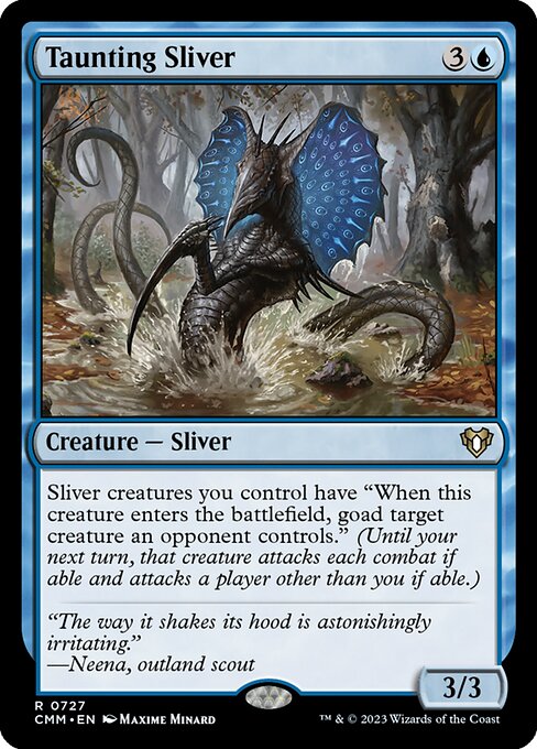 Taunting Sliver (Commander Masters #727)