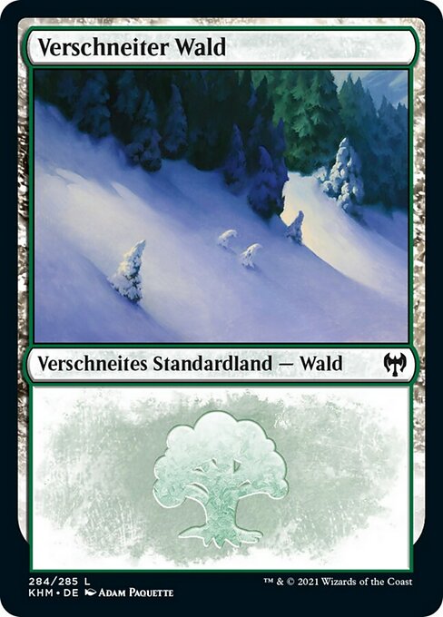 Snow-Covered Forest (Kaldheim #284)