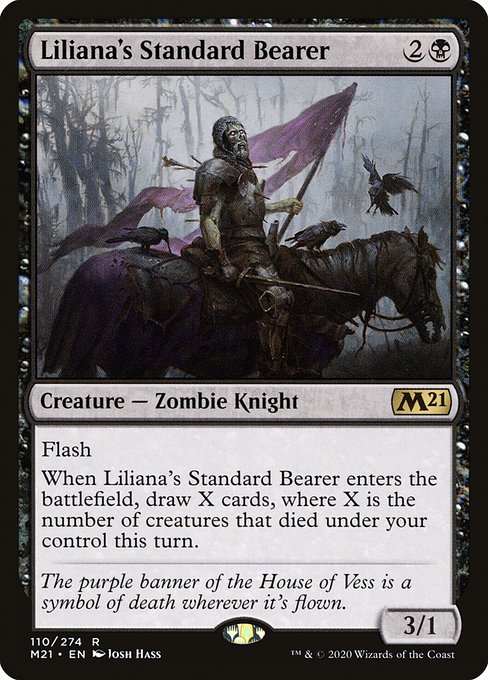 Liliana's Standard Bearer (Core Set 2021 #110)