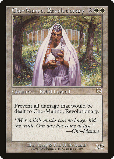 Cho-Manno, Revolutionary (Mercadian Masques #11)