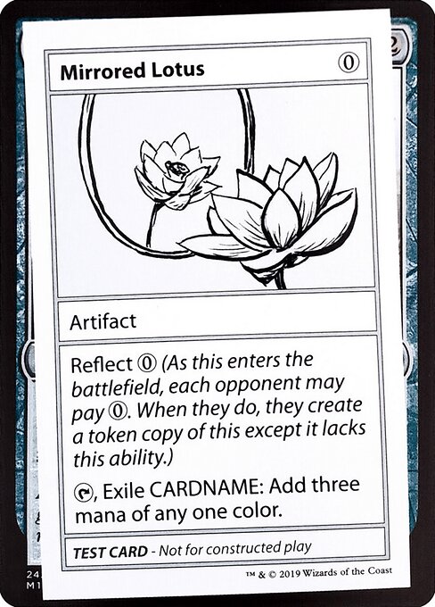 Mirrored Lotus (Mystery Booster Playtest Cards 2021 #107)