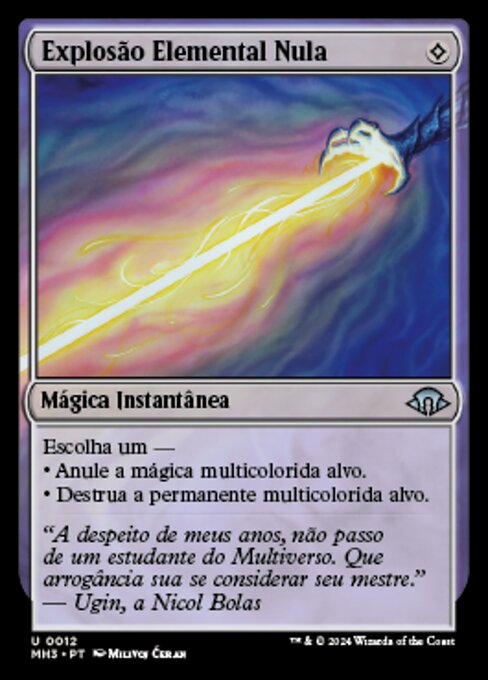 Explosão Elemental Nula