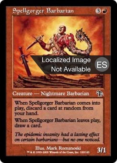 Spellgorger Barbarian (Judgment #100)