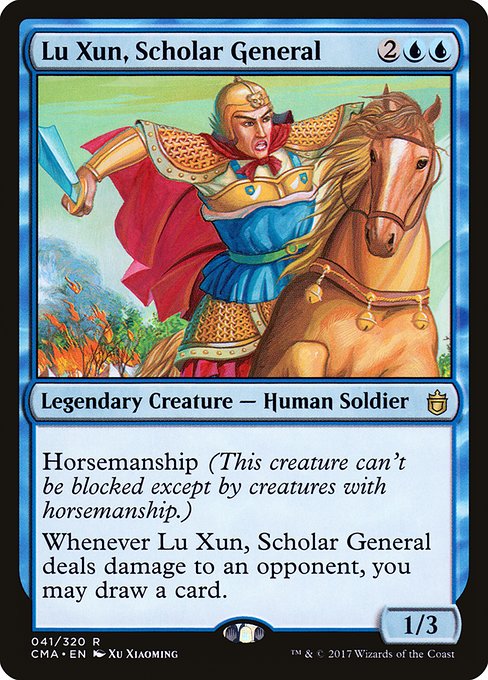 Lu Xun, Scholar General - Commander Anthology - MTG Print