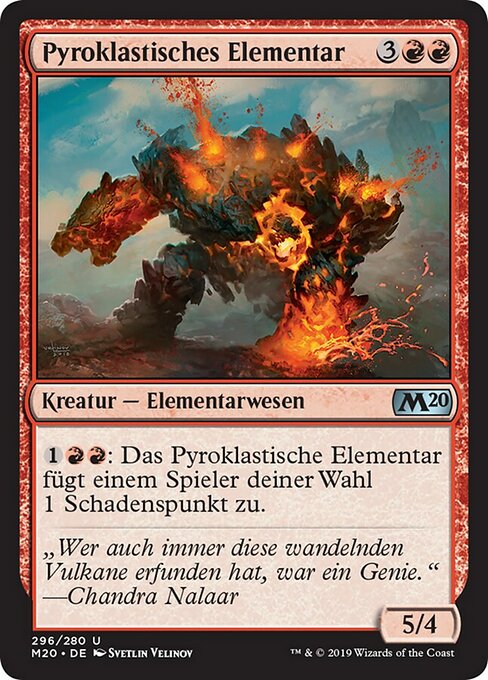 Pyroclastic Elemental (Core Set 2020 #296)
