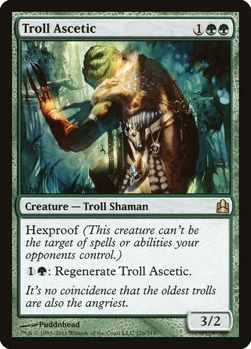 Troll Ascetic (Commander 2011 #176)