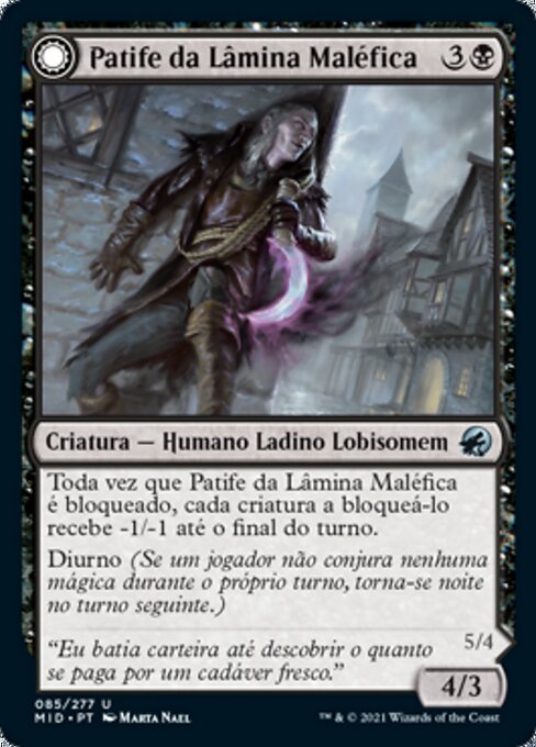 Baneblade Scoundrel // Baneclaw Marauder (Innistrad: Midnight Hunt #85)