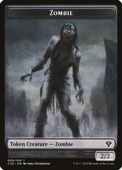 Zombie (Commander 2020 Tokens #9)