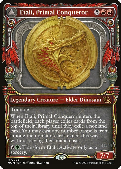 Etali, Primal Conqueror // Etali, Primal Sickness card image
