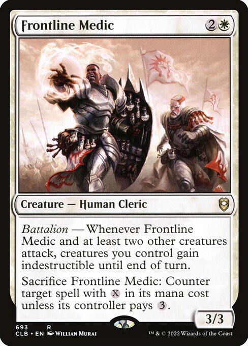 Frontline Medic (Commander Legends: Battle for Baldur's Gate #693)
