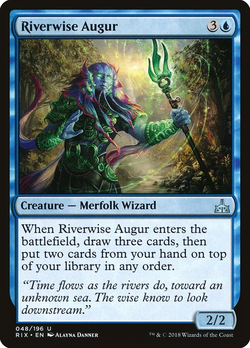 Riverwise Augur (Rivals of Ixalan #48)