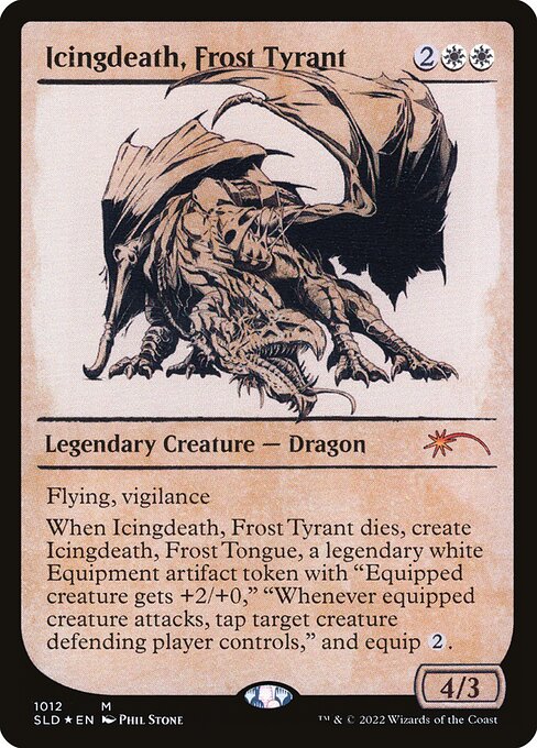 Icingdeath, Frost Tyrant (Secret Lair Drop #1012b)