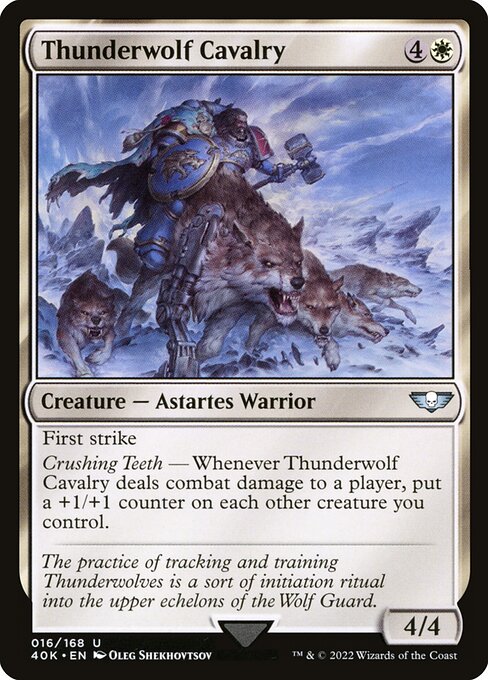 Thunderwolf Cavalry (Warhammer 40,000 Commander #16)