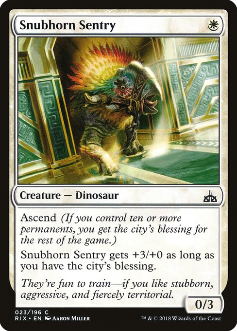 Snubhorn Sentry (rix) 23