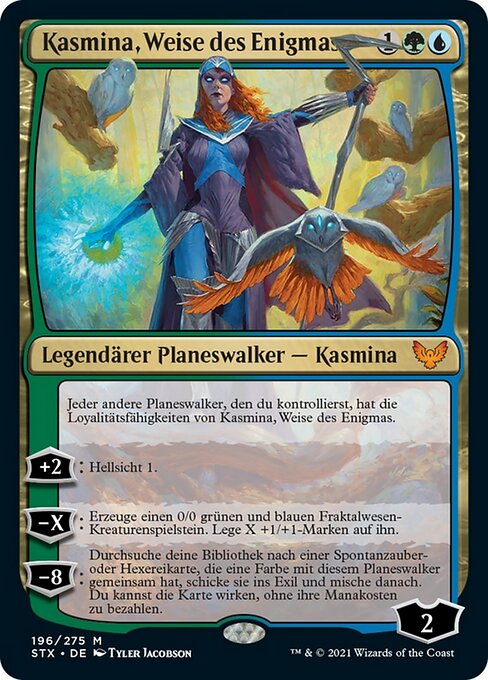 Kasmina, Enigma Sage (Strixhaven: School of Mages #196)