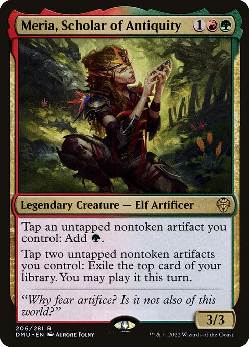 Meria, Scholar of Antiquity (Dominaria United #206)