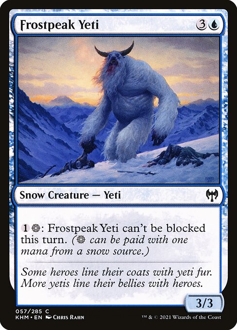 Frostpeak Yeti (Kaldheim #57)