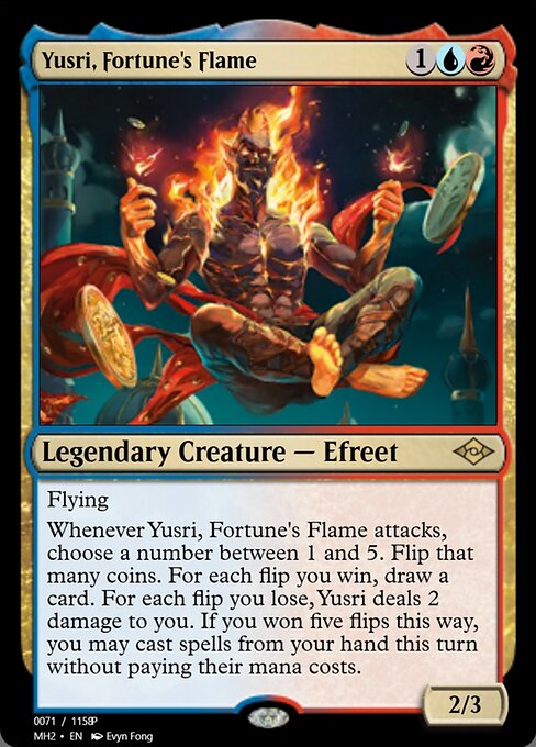 Yusri, Fortune's Flame (Magic Online Promos #91343)