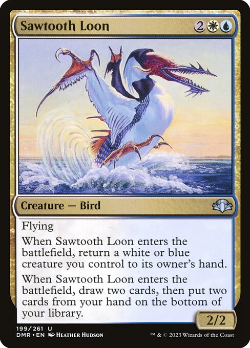 Sawtooth Loon (Dominaria Remastered #199)