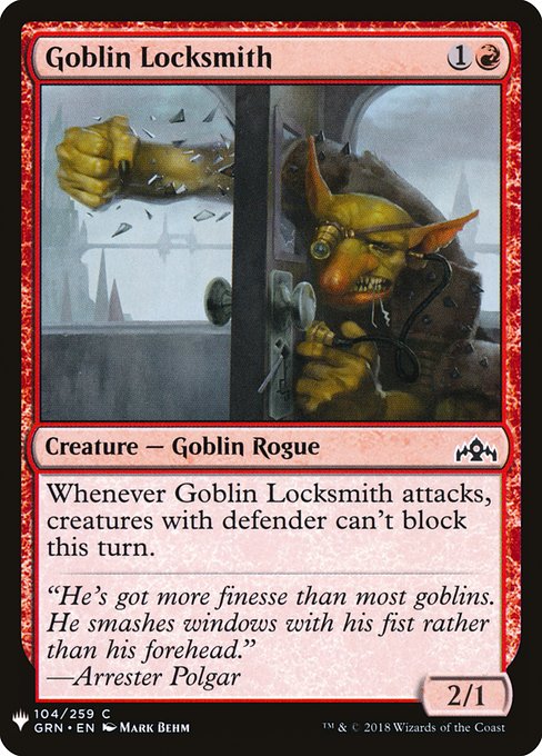 Serrurier gobelin|Goblin Locksmith