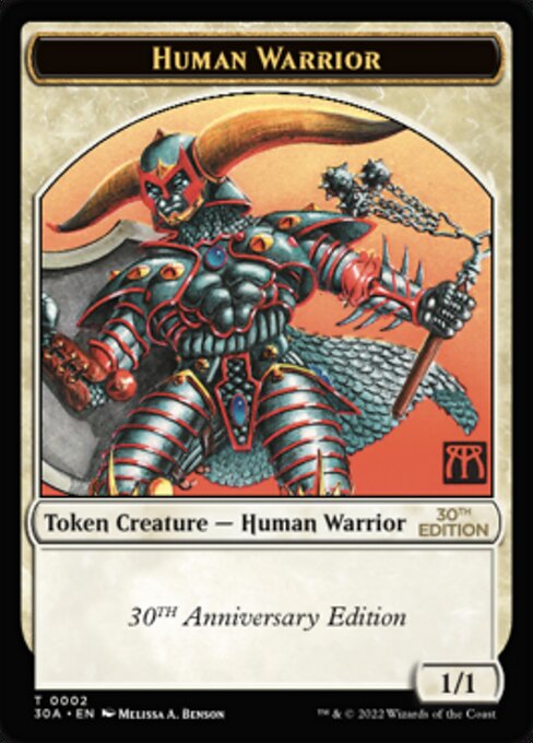 Human Warrior (30th Anniversary Tokens #2)