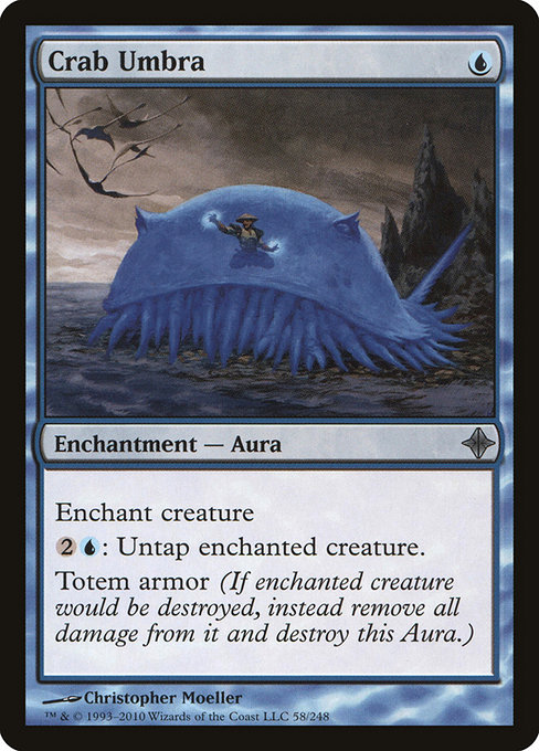 Crab Umbra (Rise of the Eldrazi #58)