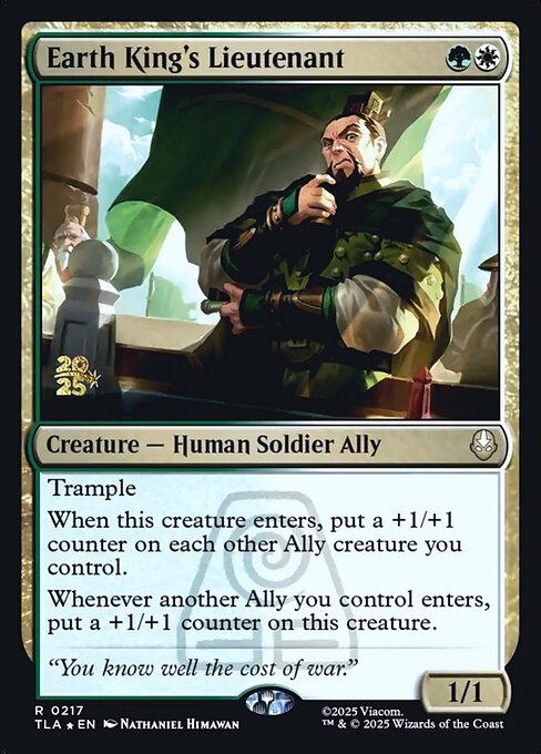 Earth King's Lieutenant magic the gathering card art