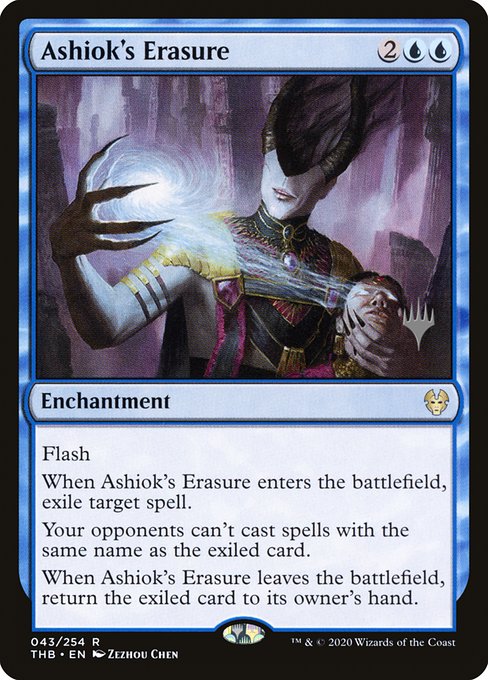 Ashiok's Erasure (Theros Beyond Death Promos #43p)