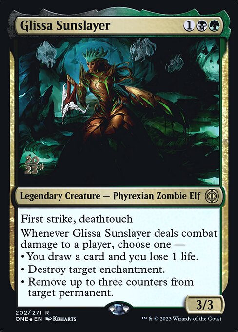 Glissa Sunslayer (Phyrexia: All Will Be One Promos #202s)
