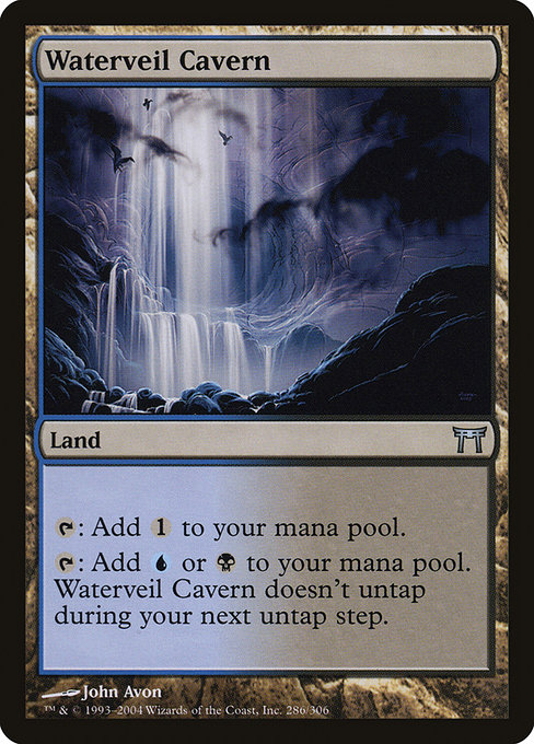 Waterveil Cavern (Champions of Kamigawa #286)