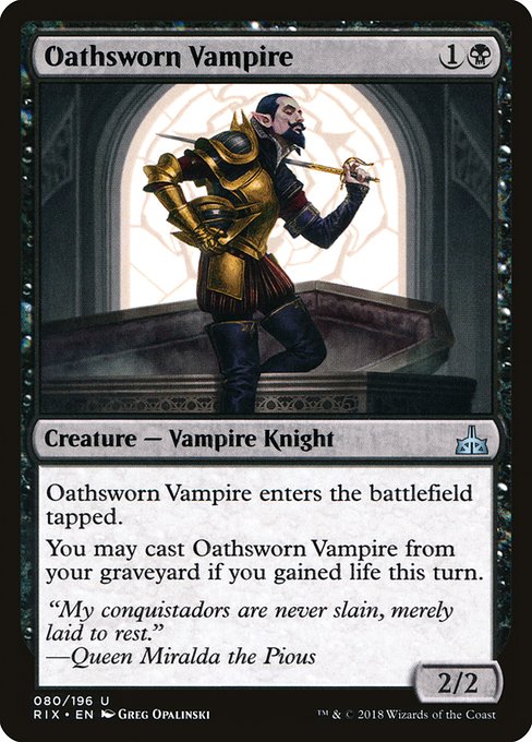Oathsworn Vampire card image
