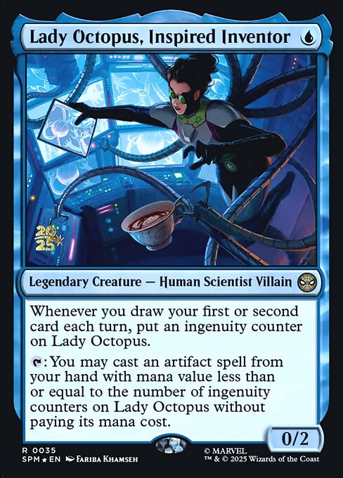 Lady Octopus, Inspired Inventor - (pspm)