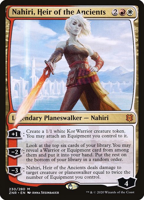 Nahiri, Heir of the Ancients (znr) 230 Nahiri, Heir of the Ancients (znr) 230